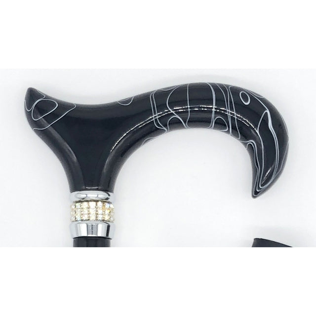 Classy Walking Canes Folding Black-Classy Walking Canes