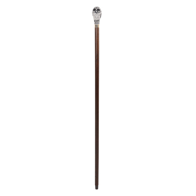 Decorative Moulded Owl Walking Stick on Beechwood Shaft-Classy Walking Canes
