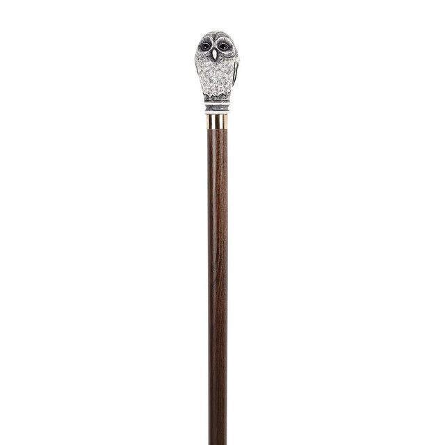 Decorative Moulded Owl Walking Stick on Beechwood Shaft-Classy Walking Canes