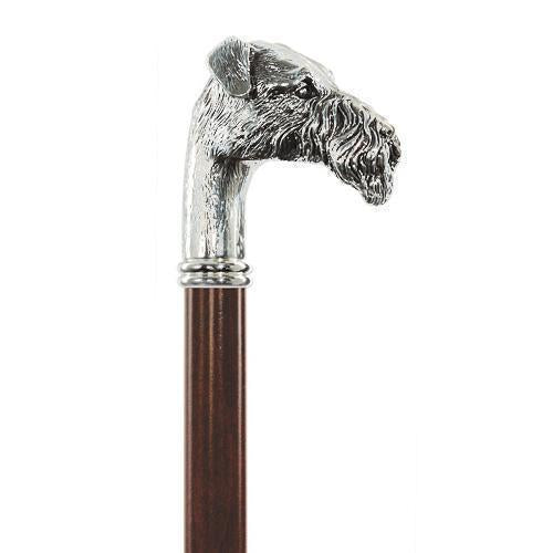 Fox Terrier Silver Plate-Classy Walking Canes