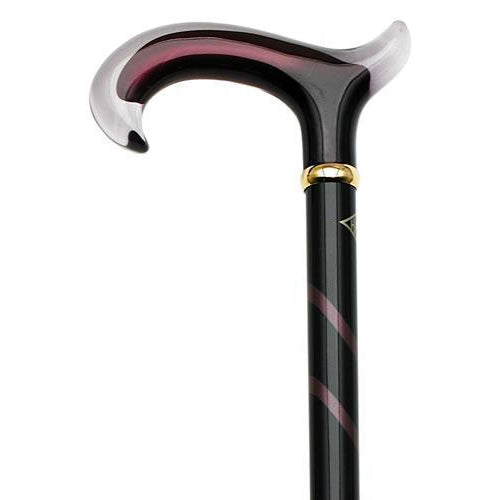 Ladies Burgundy Tease-Classy Walking Canes