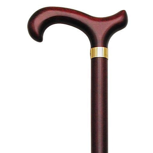 Mens Derby Handle in Burgundy-Classy Walking Canes