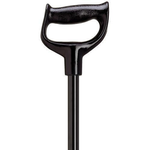 Orthopedic Finger Grip Handle Black-Classy Walking Canes