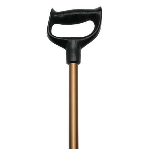 Orthopedic Finger Grip Handle Bronze-Classy Walking Canes