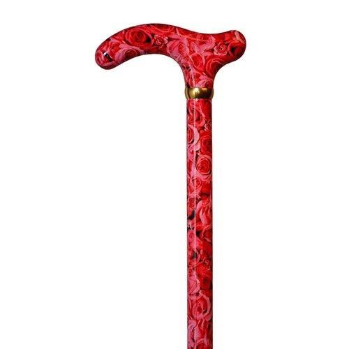 Pink Rose Walking Cane-Classy Walking Canes