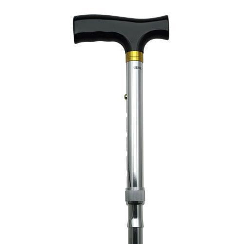 Simply Solid Folding Fritz Silver-Classy Walking Canes