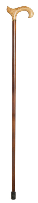 Birch Derby Cherry Stained with Extra Wide Handle-Classy Walking Canes