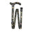 Petite Folding in Black Floral-Classy Walking Canes