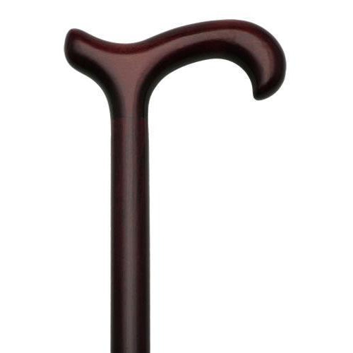Unisex Derby Handle in Burgundy-Classy Walking Canes