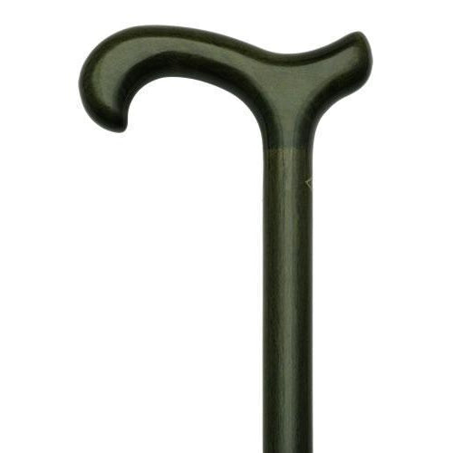 Unisex Derby Handle in Hunter Green-Classy Walking Canes