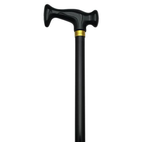 Unisex "J" Handle Black-Classy Walking Canes