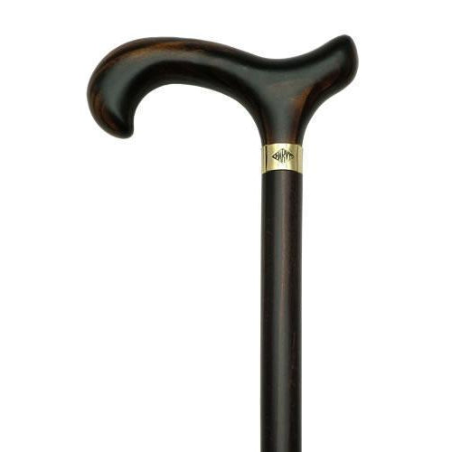 Walnut Derby Handle Cane-Classy Walking Canes