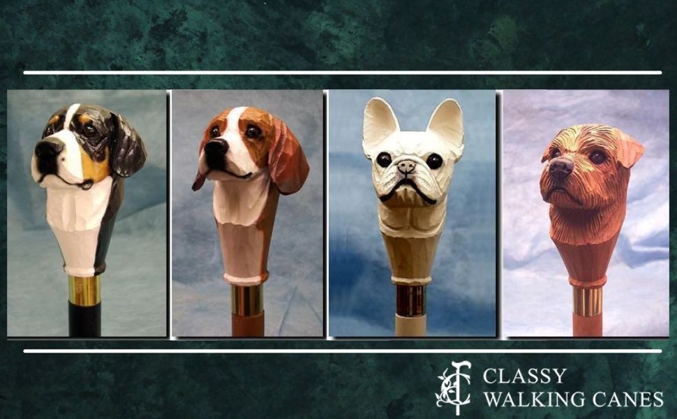 Dog Inspired Walking Sticks