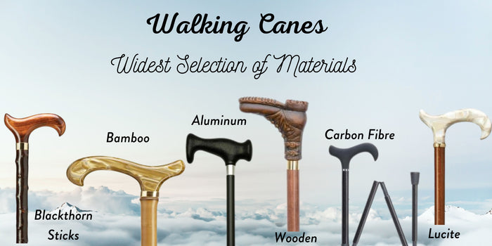 All You Need To Know About Different Materials Of Walking Canes