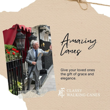Give Your Loved One the Gift of Grace and Elegance with a Walking Cane