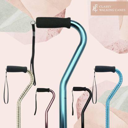 Offset Handle Walking Cane