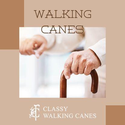 Walnut Walking Canes-Classy Walking Canes