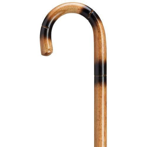 1 Inch Stepped and Scorched in Applewood-Classy Walking Canes