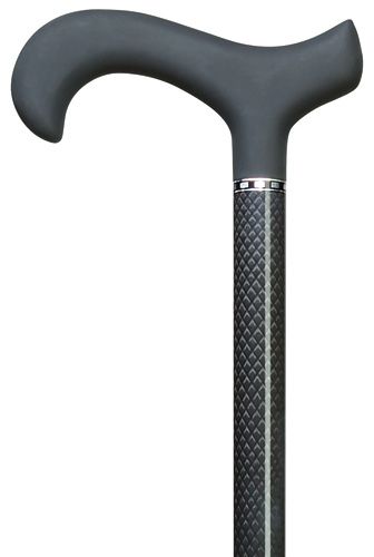 Men's Triple Wound Carbon Design Tall-Classy Walking Canes