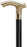 Brass Ladies Derby with Black Shaft-Classy Walking Canes