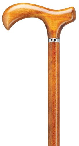 Ladies Melbourne Derby Cane in Cherry Finish-Classy Walking Canes