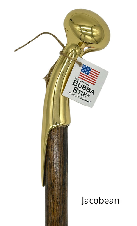 The Original Bubba Stick Brass 39 inches-Classy Walking Canes