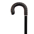 Bond Street Black Leather Calf-Classy Walking Canes