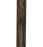 Emblema de caballo sin marca en palo Bubba con mango de latón de 39 pulgadas, bastones para caminar con clase