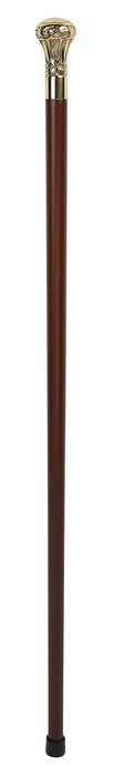 Brass Crown Handle Collectors Cane-Classy Walking Canes