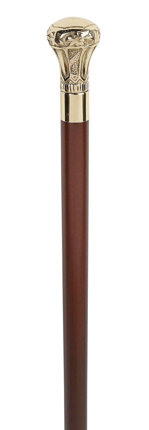 Brass Crown Handle Collectors Cane-Classy Walking Canes