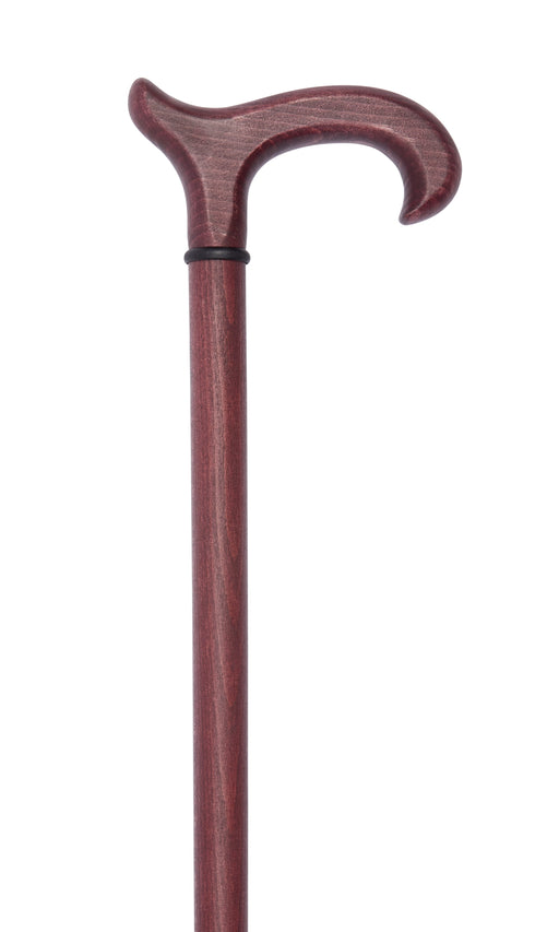 Natural Eco Derby Cane in Heather Red-Classy Walking Canes