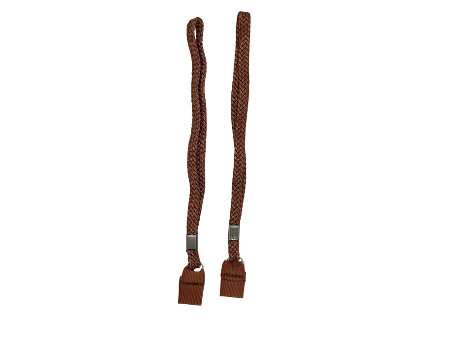 Classy Walking Cane Medium Tuscan Brown Elastic Wrist Strap - Pair-Classy Walking Canes