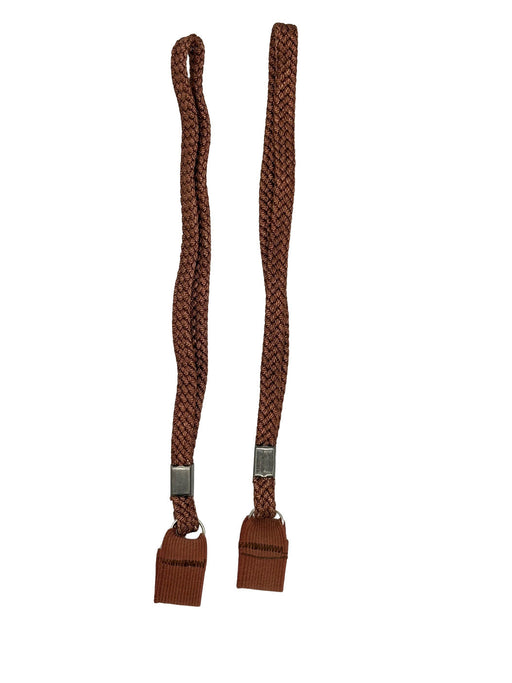 Classy Walking Cane Medium Tuscan Brown Elastic Wrist Strap - Pair-Classy Walking Canes