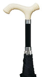 Churchill Umbrella Walking Stick in Black-Classy Walking Canes