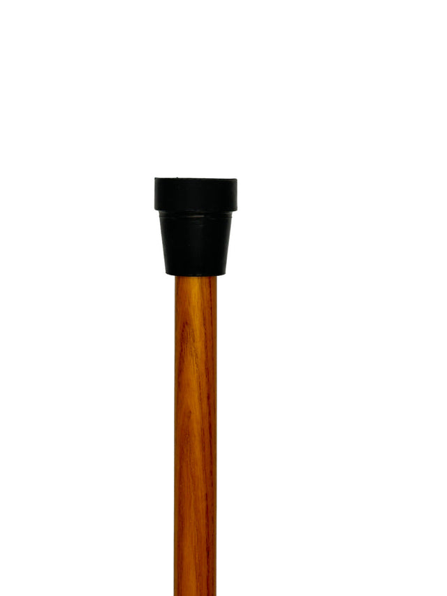 Classy Canes Derby Handle on Natural Wood Shaft with Gentlemen Collar-Classy Walking Canes