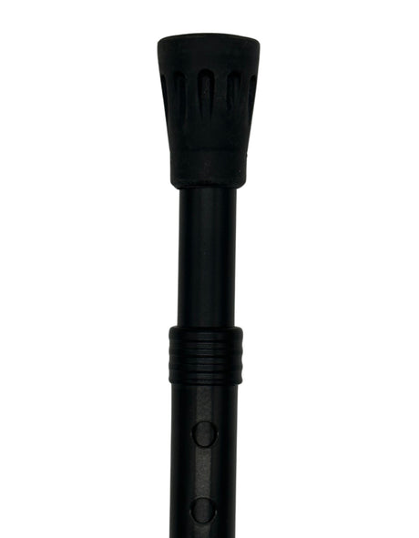 Classy Chrome Crook Handle with Adjustable Shaft from Italy-Classy Walking Canes