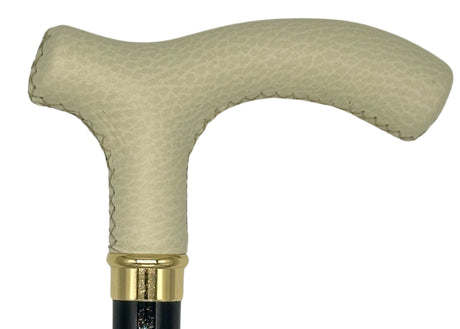 Classy Fritz with Ivory Italian Leather -Limited Addition-Classy Walking Canes