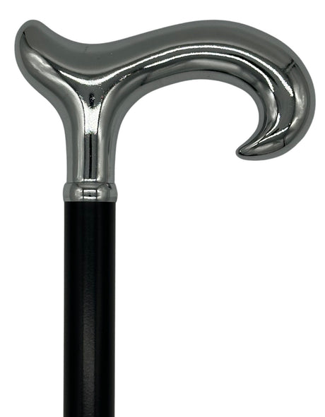 Classy Smooth Derby Style Handle with Adjustable Shaft from Italy-Classy Walking Canes