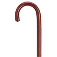 Classy Walking Cane 7/8 inch Tall Crook in Mahogany-Classy Walking Canes
