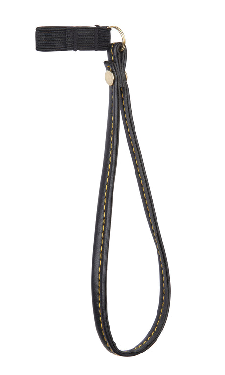 Classy Walking Canes Black Faux Leather Wrist Strap-Classy Walking Canes
