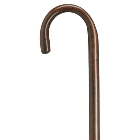 Classy Walking Cane 1 inch Tall Crook in Walnut-Classy Walking Canes