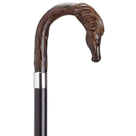 Crook Horse Head Cane-Classy Walking Canes