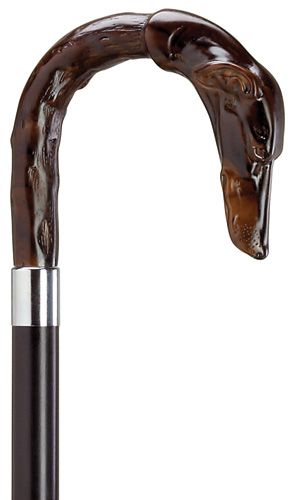 Crook Hound Head-Classy Walking Canes