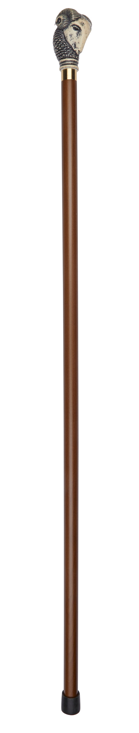 Decorative Ram Moulded Top Collectors Stick-Classy Walking Canes