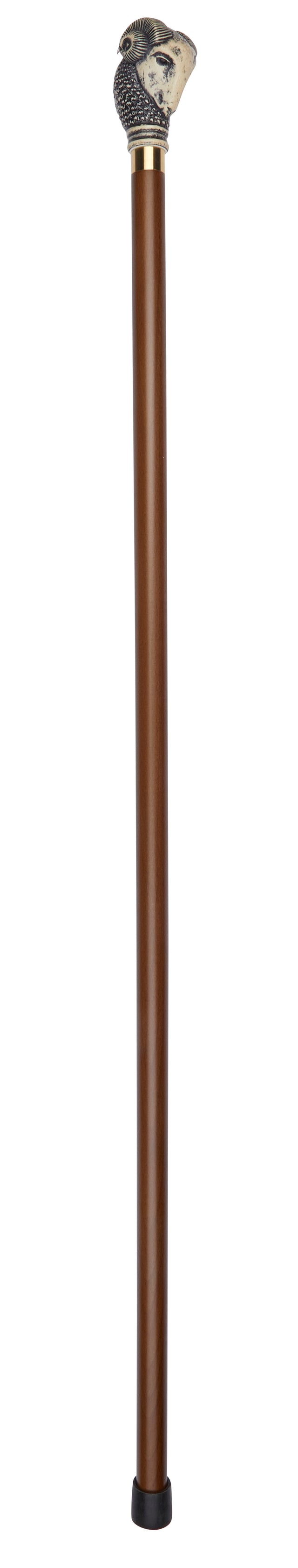 Decorative Ram Moulded Top Collectors Stick-Classy Walking Canes