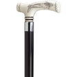 Duke Of Wellington with Black Shaft in Antique Scrimshaw-Classy Walking Canes