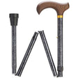 Folding Cane in Granite Black Design-Classy Walking Canes
