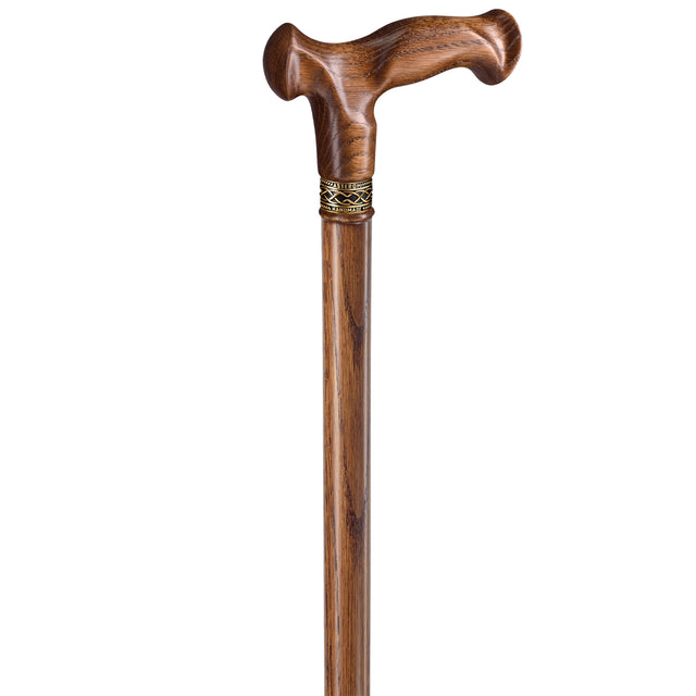 Handmade Vesper Ergonomic Cane with Solid Wood Shaft-Classy Walking Canes