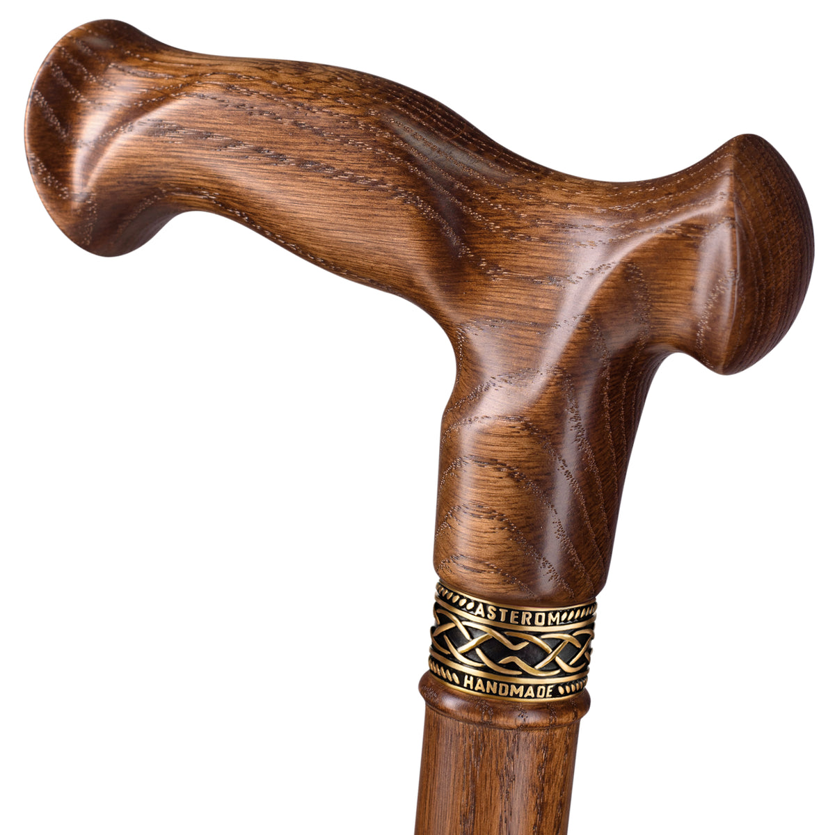 Handmade Vesper Ergonomic Cane with Solid Wood Shaft – Classy Walking Canes