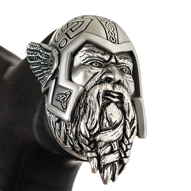 Handmade Viking Walking Cane with Solid Wood Shaft-Classy Walking Canes